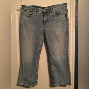 Silver Suki Capri